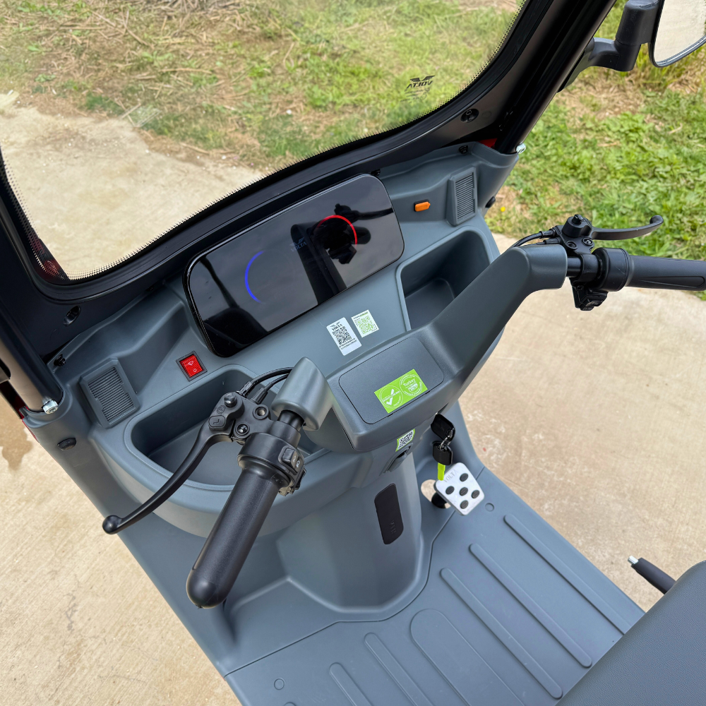 Volta VM5 Neo Kırmızı Elektrikli Motosiklet - Görsel 9